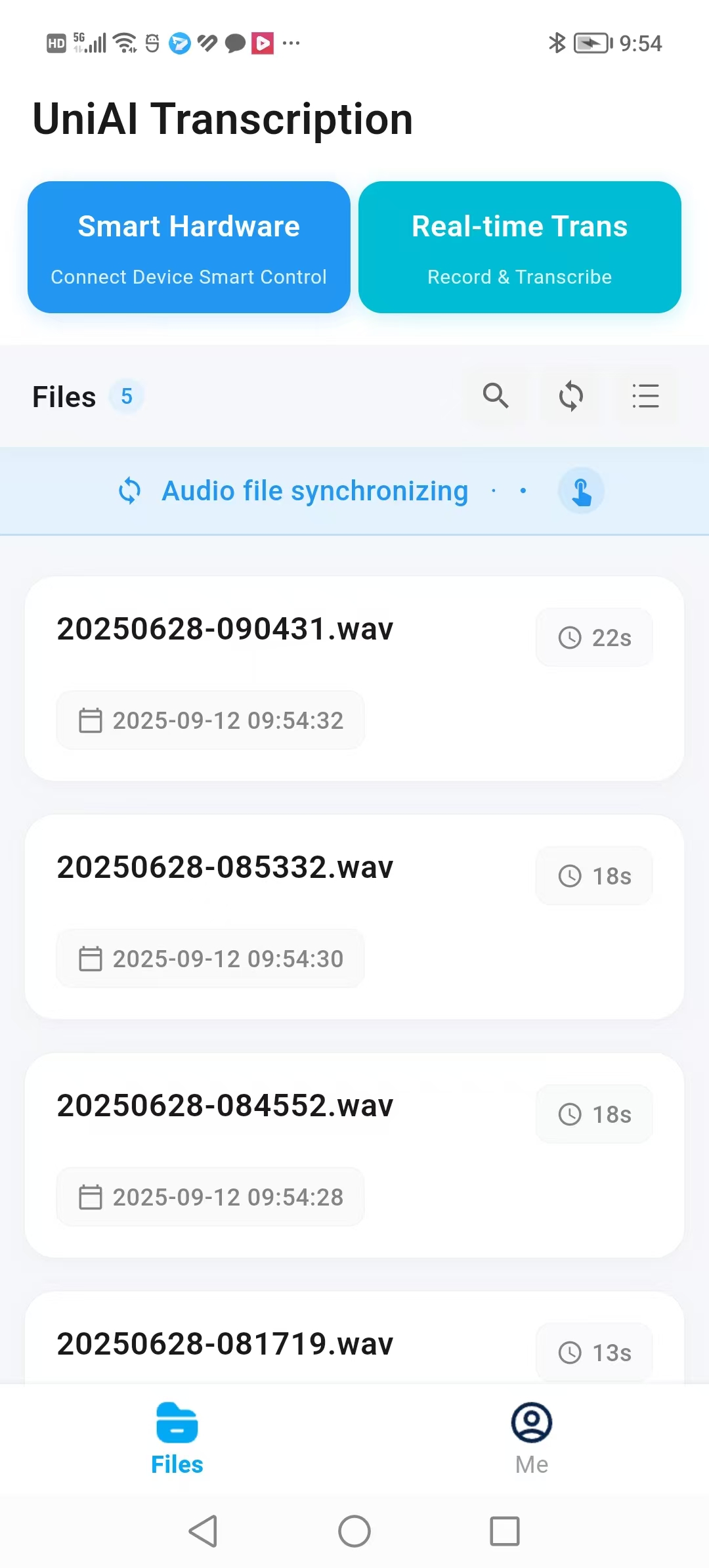 Recording Interface